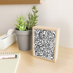Graffiti Street Art Black and White Mini Art Print Gallery Image 2