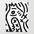 Graffiti Street Art Black and White Notebook Gallery Image 4