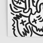 Graffiti Street Art Black and White Poster Gallery Image 3