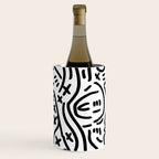 Graffiti Street Art Black and White Wine Chiller Gallery Image 3