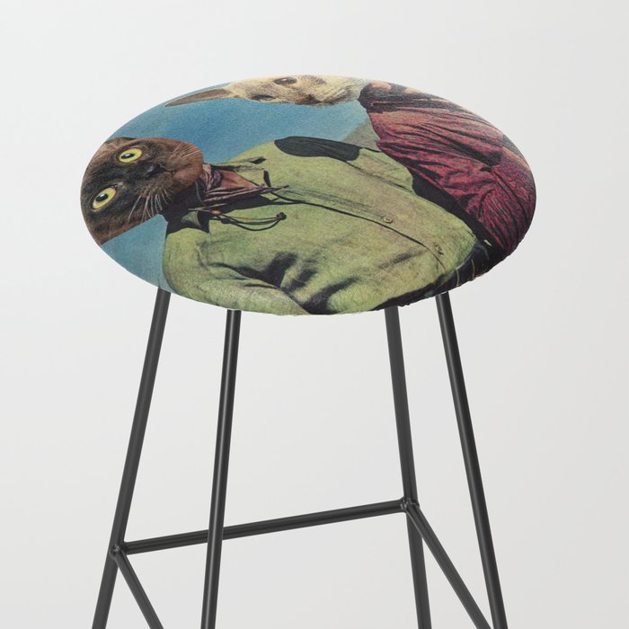 Cowboy Cats - Double trouble Stool Gallery Image 2