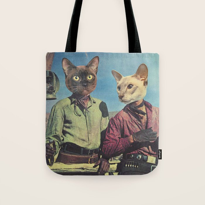 Cowboy Cats - Double trouble Tote Bag Gallery Image 1