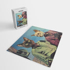 Cowboy Cats - Double trouble Jigsaw Puzzle Gallery Image 2