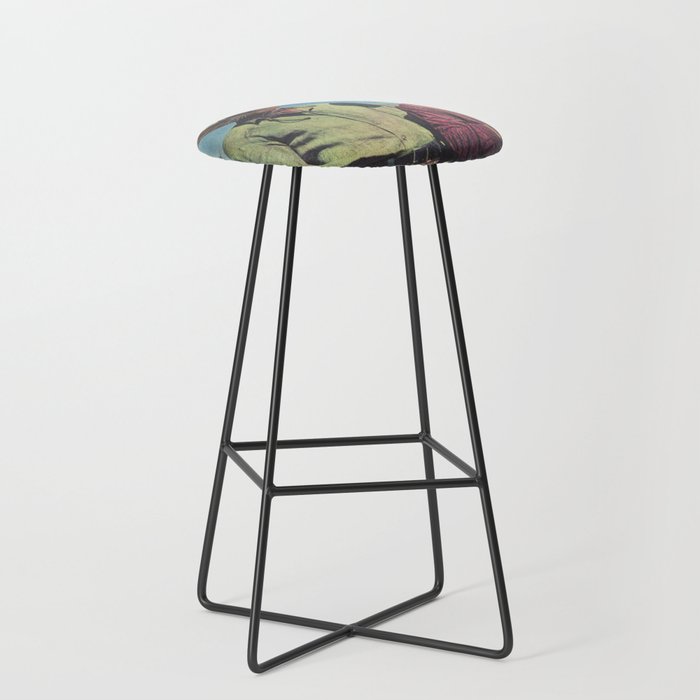 Cowboy Cats - Double trouble Stool Gallery Image 1
