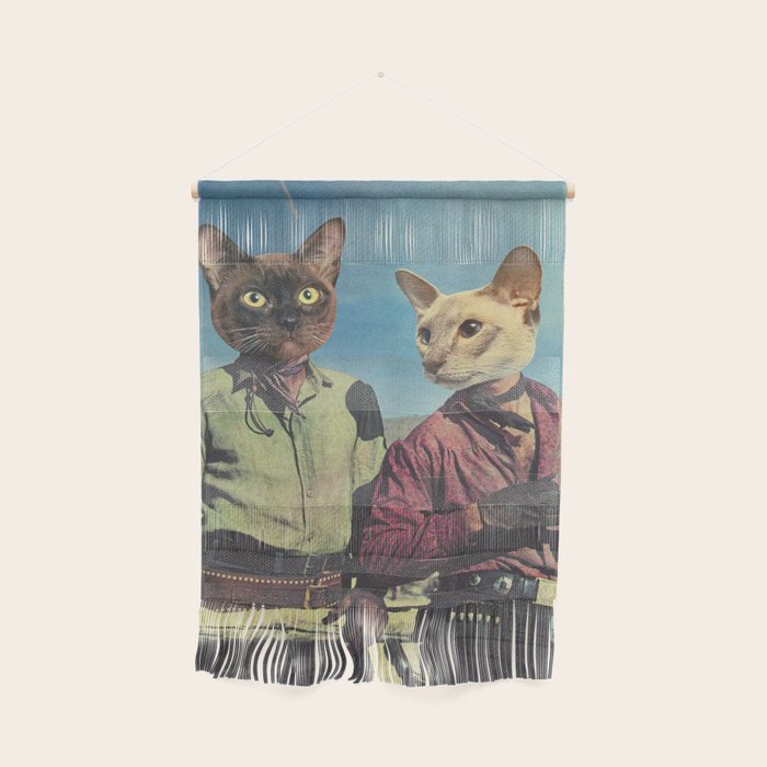 Cowboy Cats - Double trouble Wall Hanging Gallery Image 1