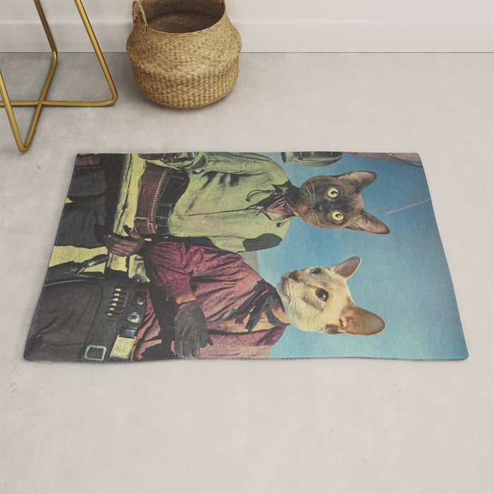 Cowboy Cats - Double trouble Rug Gallery Image 1