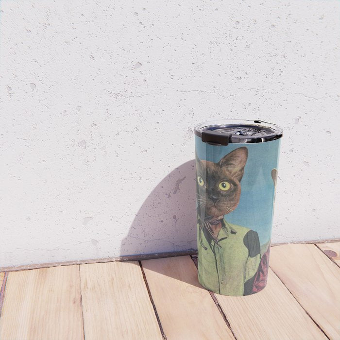 Cowboy Cats - Double trouble Travel Mug Gallery Image 4