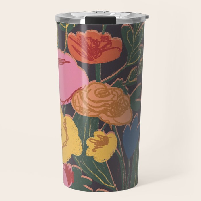 Night garden Travel Mug Gallery Image 1