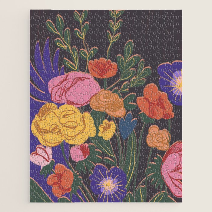 Night garden Jigsaw Puzzle Gallery Image 1