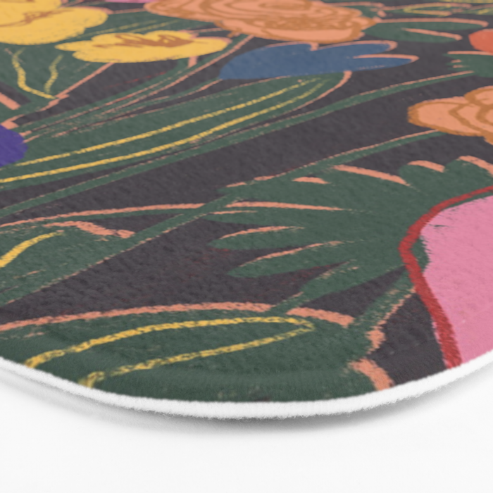 Night garden Bath Mat Gallery Image 3