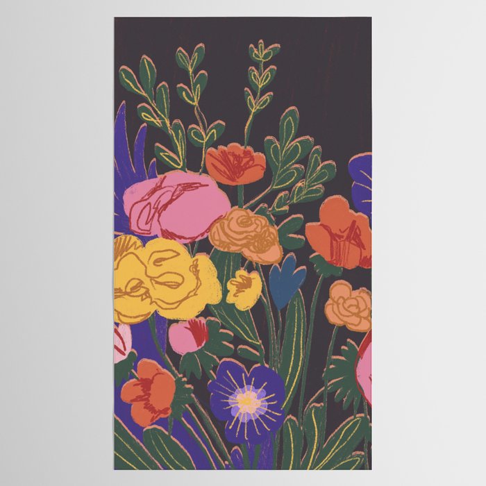 Night garden Tablecloth Gallery Image 2