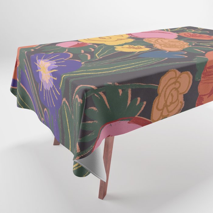 Night garden Tablecloth Gallery Image 1