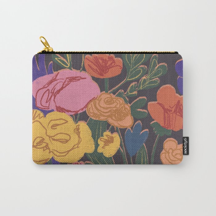 Night garden Carry All Pouch Gallery Image 1