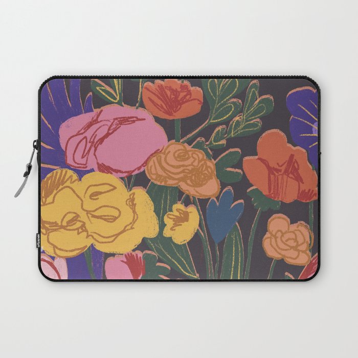 Night garden Laptop Sleeve Gallery Image 1