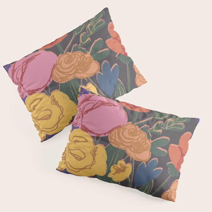 Night garden Pillow Sham Gallery Image 3