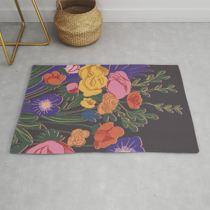 Night garden Rug Gallery Image 1