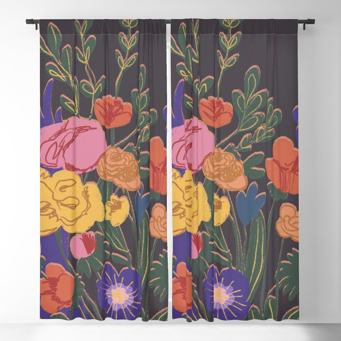 Night garden Window Curtain Gallery Image 5