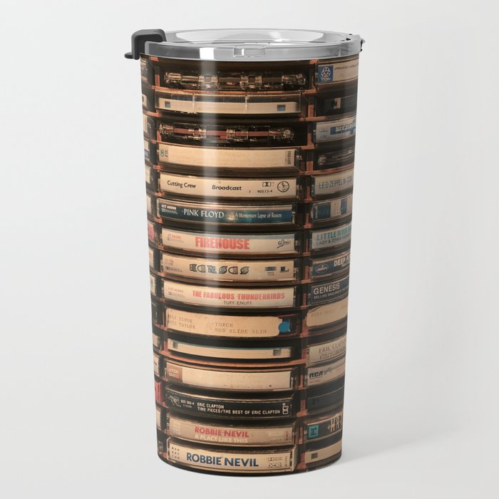 Vintage Cassettes (Color) Travel Mug Gallery Image 3