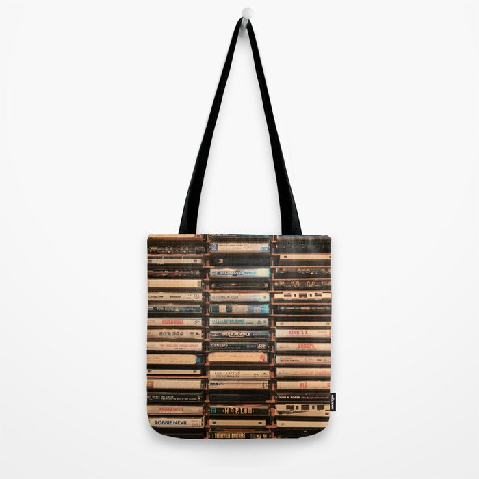 Vintage Cassettes (Color) Tote Bag Gallery Image 2