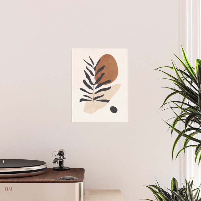 Abstract Art  Minimal Plant 12 Poster Gallery Image 2