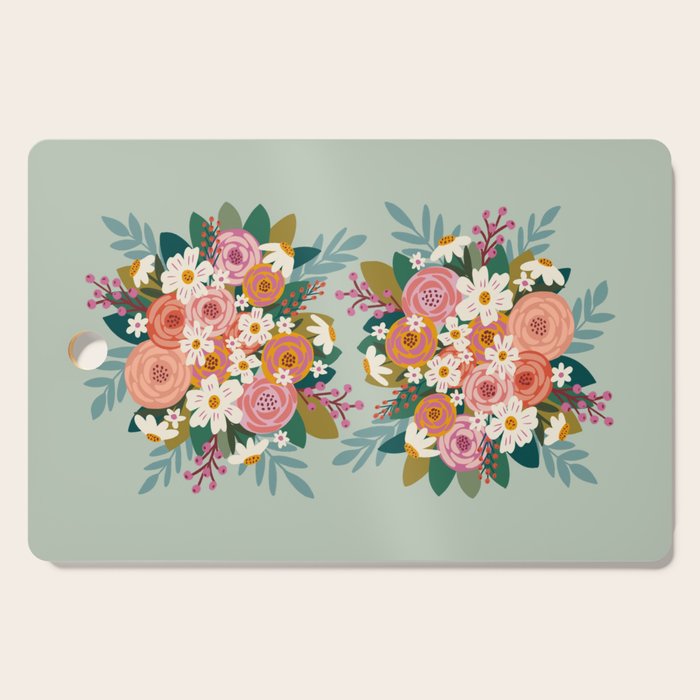 Summer Bouquet  Cutting Board Gallery Image 1