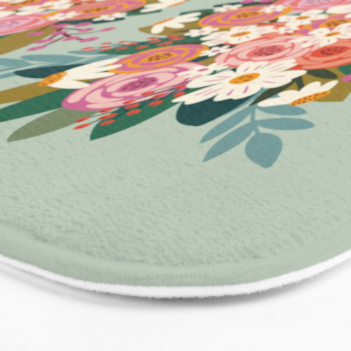 Summer Bouquet  Bath Mat Gallery Image 3