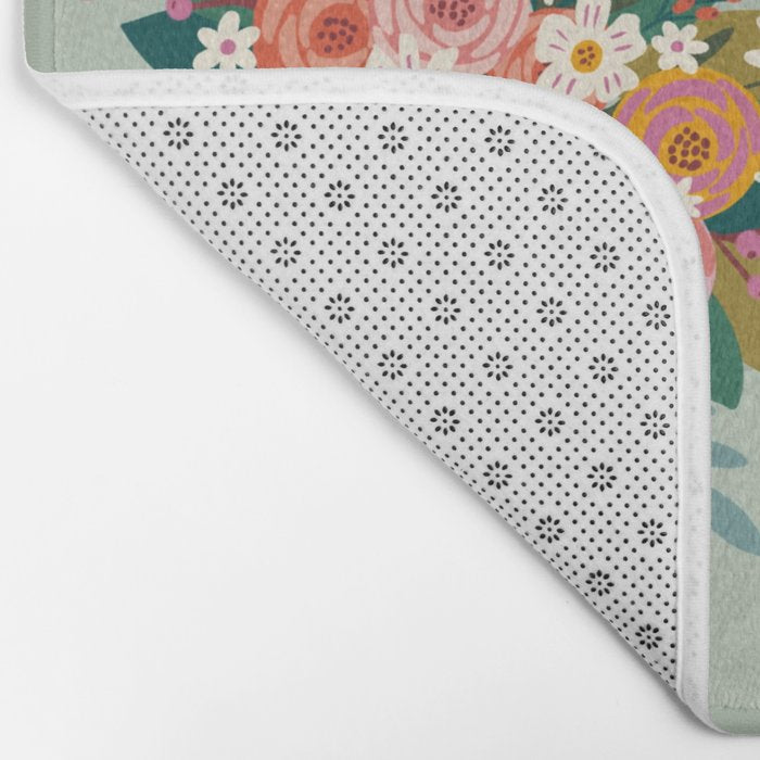 Summer Bouquet  Bath Mat Gallery Image 2