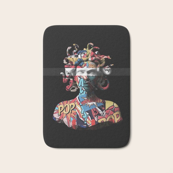 Medusa pop art Bath Mat Gallery Image 1