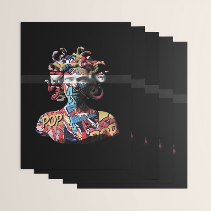 Medusa pop art Wrapping Paper Gallery Image 3