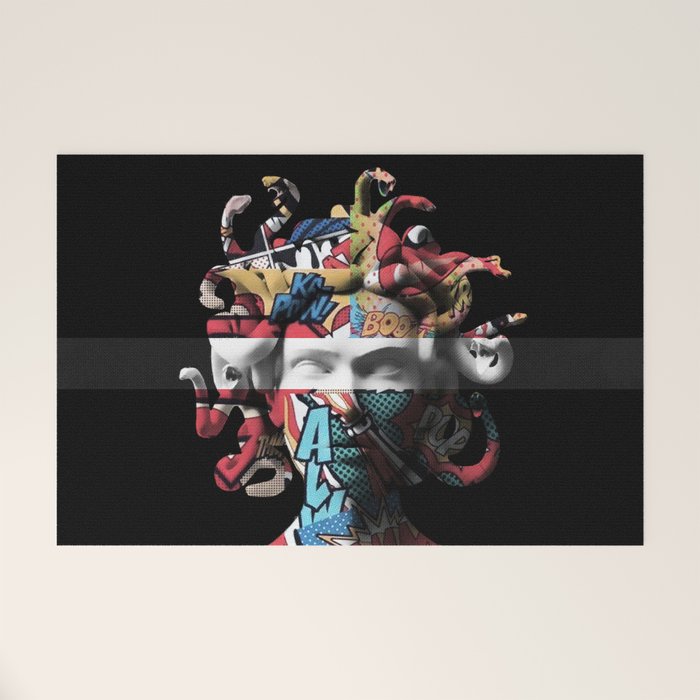 Medusa pop art Welcome Mat Gallery Image 1