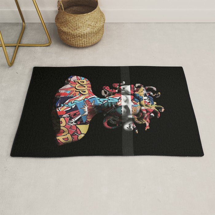 Medusa pop art Rug Gallery Image 1