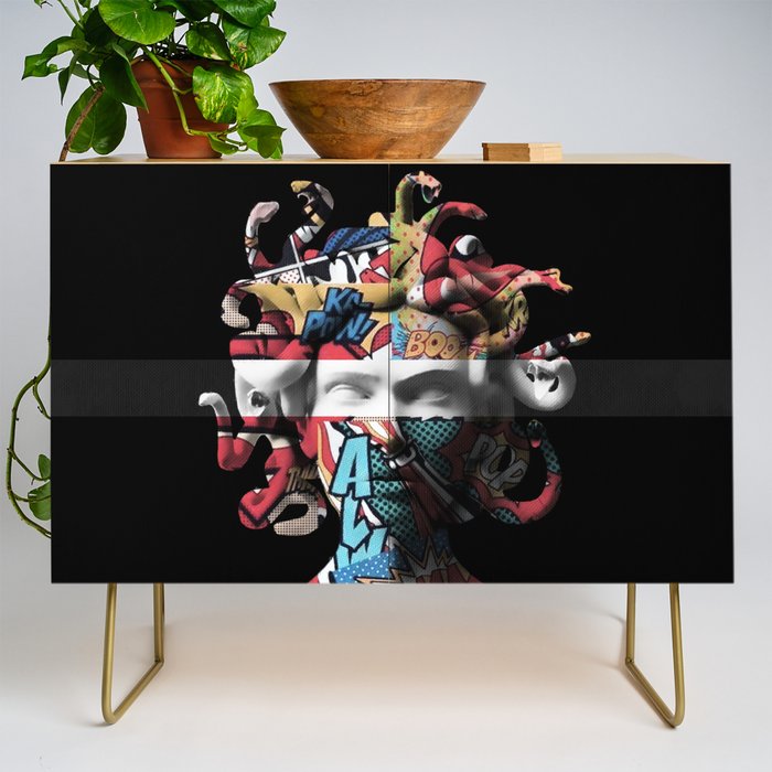 Medusa pop art Credenza Gallery Image 1
