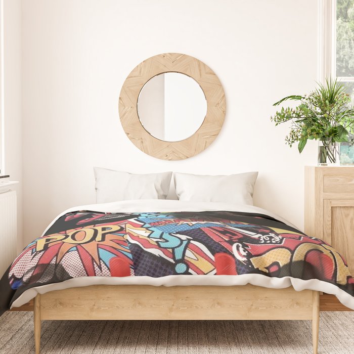 Medusa pop art Duvet Cover Gallery Image 3