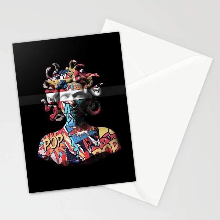Medusa pop art Stationery Card Gallery Image 2