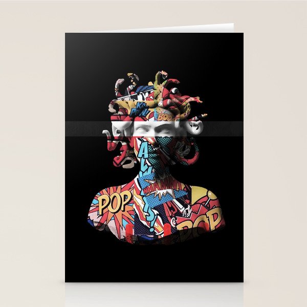 Medusa pop art Stationery Card Gallery Image 1