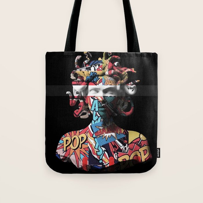 Medusa pop art Tote Bag Gallery Image 1