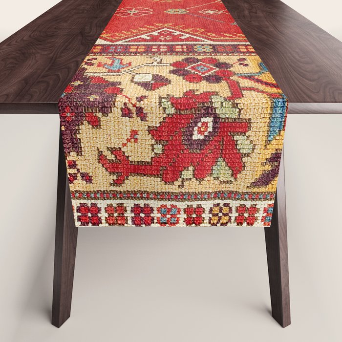 Milas Southwest Anatolian Niche Rug Print Table Runner Gallery Image 1
