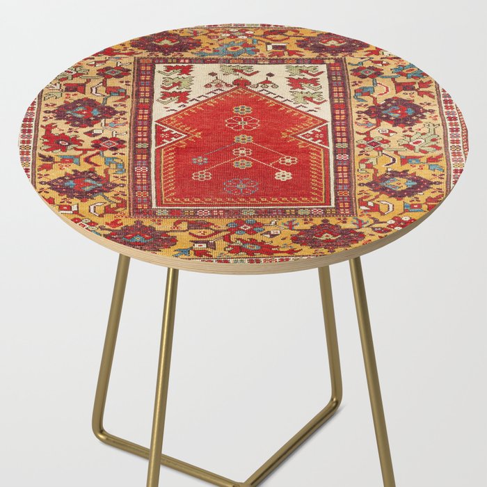 Milas Southwest Anatolian Niche Rug Print Side Table Gallery Image 2
