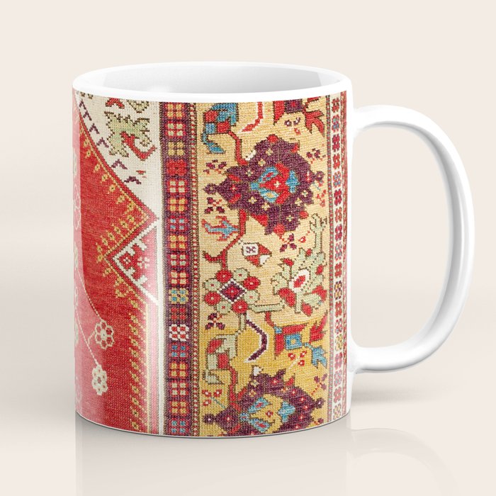 Milas Southwest Anatolian Niche Rug Print Coffee Mug Gallery Image 1
