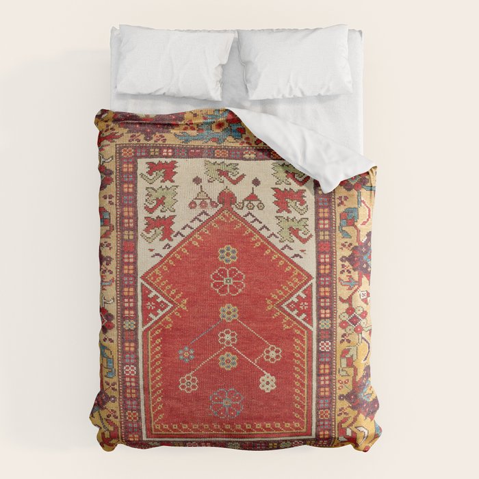 Milas Southwest Anatolian Niche Rug Print Duvet Cover Gallery Image 1