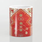 Milas Southwest Anatolian Niche Rug Print Coffee Mug Gallery Image 4