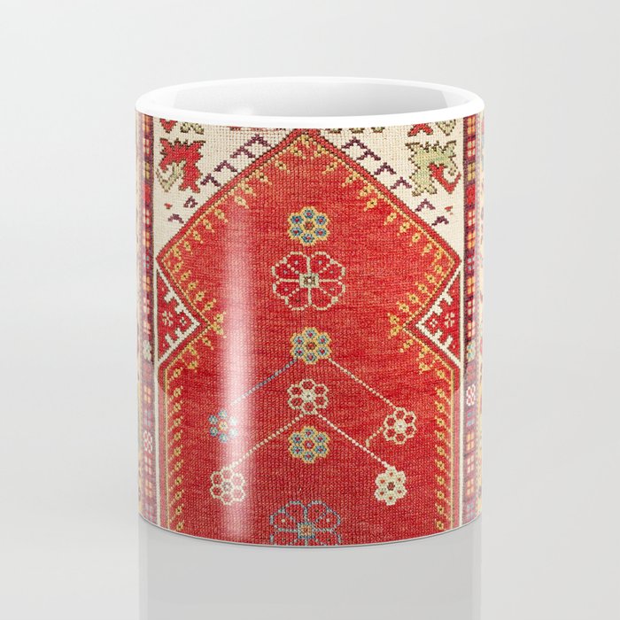 Milas Southwest Anatolian Niche Rug Print Coffee Mug Gallery Image 4