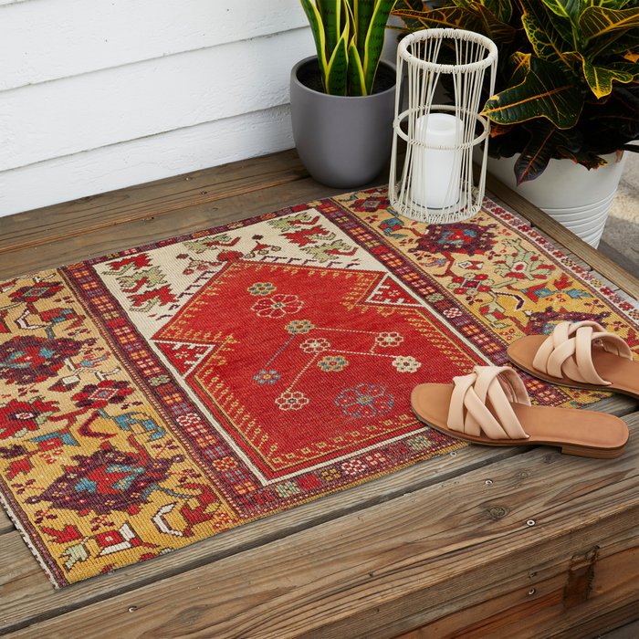 Milas Southwest Anatolian Niche Rug Print Outdoor Rug Gallery Image 2