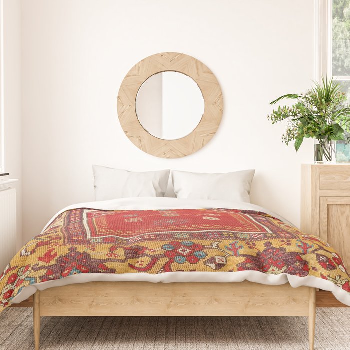 Milas Southwest Anatolian Niche Rug Print Duvet Cover Gallery Image 3