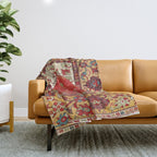 Milas Southwest Anatolian Niche Rug Print Throw Blanket Gallery Image 1