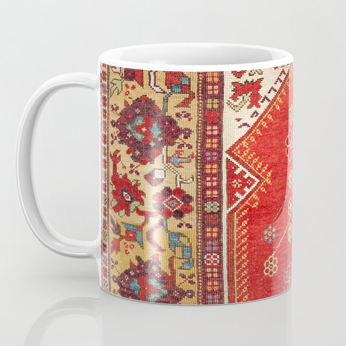 Milas Southwest Anatolian Niche Rug Print Coffee Mug Gallery Image 3