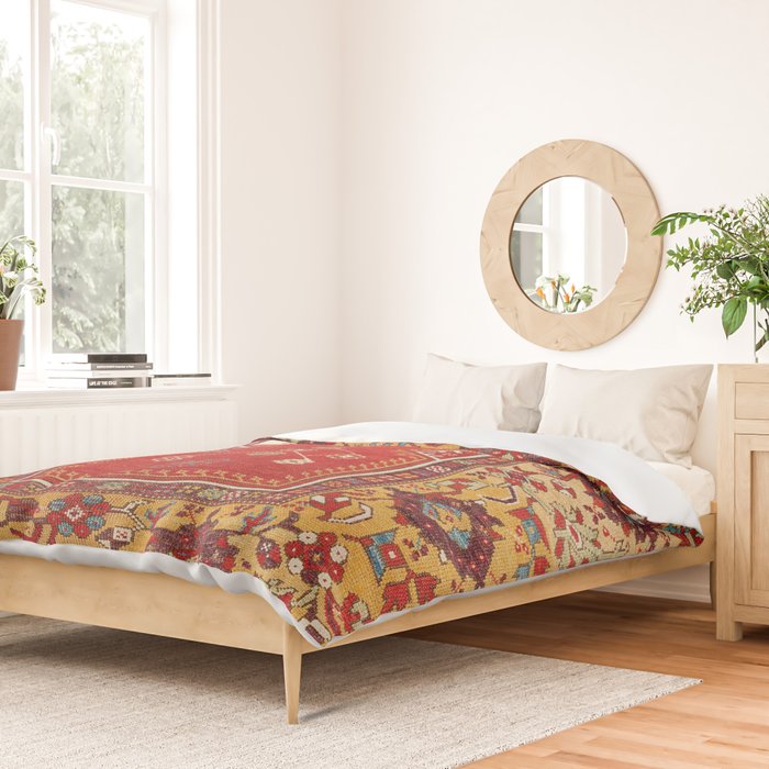 Milas Southwest Anatolian Niche Rug Print Duvet Cover Gallery Image 2