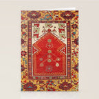 Milas Southwest Anatolian Niche Rug Print Stationery Card Gallery Image 2