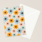 Retro Bloom 2 Stationery Card Gallery Image 2