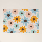 Retro Bloom 2 Welcome Mat Gallery Image 1